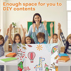 Ctosree 36 Pcs 48 * 36 Inch Tri Fold Poster Board Bulk, Science Fair Project - Image 4