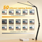 LED Desk Lamp for Office Home, 31.5" Architect Desk Light - Image 2