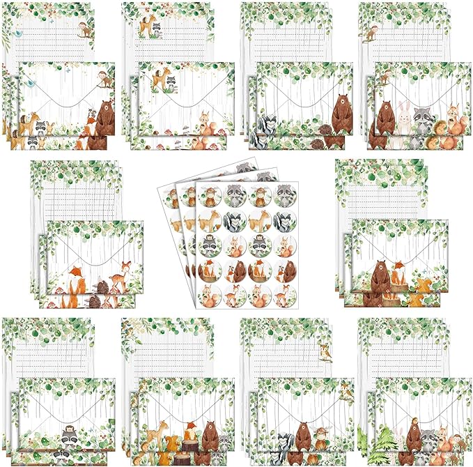 TaoBary 160 Pcs Stationery Paper Set 50 Double Sided Stationery Papers by TaoBary