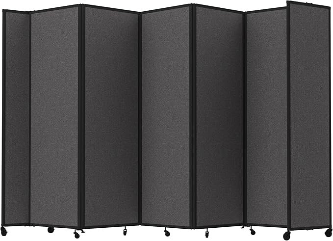 Versare Room Divider 360 Portable Wall Partition | Folding Panels | Large by VERSARE