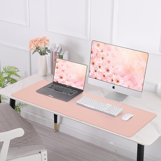 AFIING Leather Desk pad Protector, Large Non-Slip Office Desk Mat - Image 6