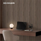 Olanglab Wood Slat Wall Panels, Wooden Acoustic Wall Panels, 94.5"x12.6" Each - Image 2
