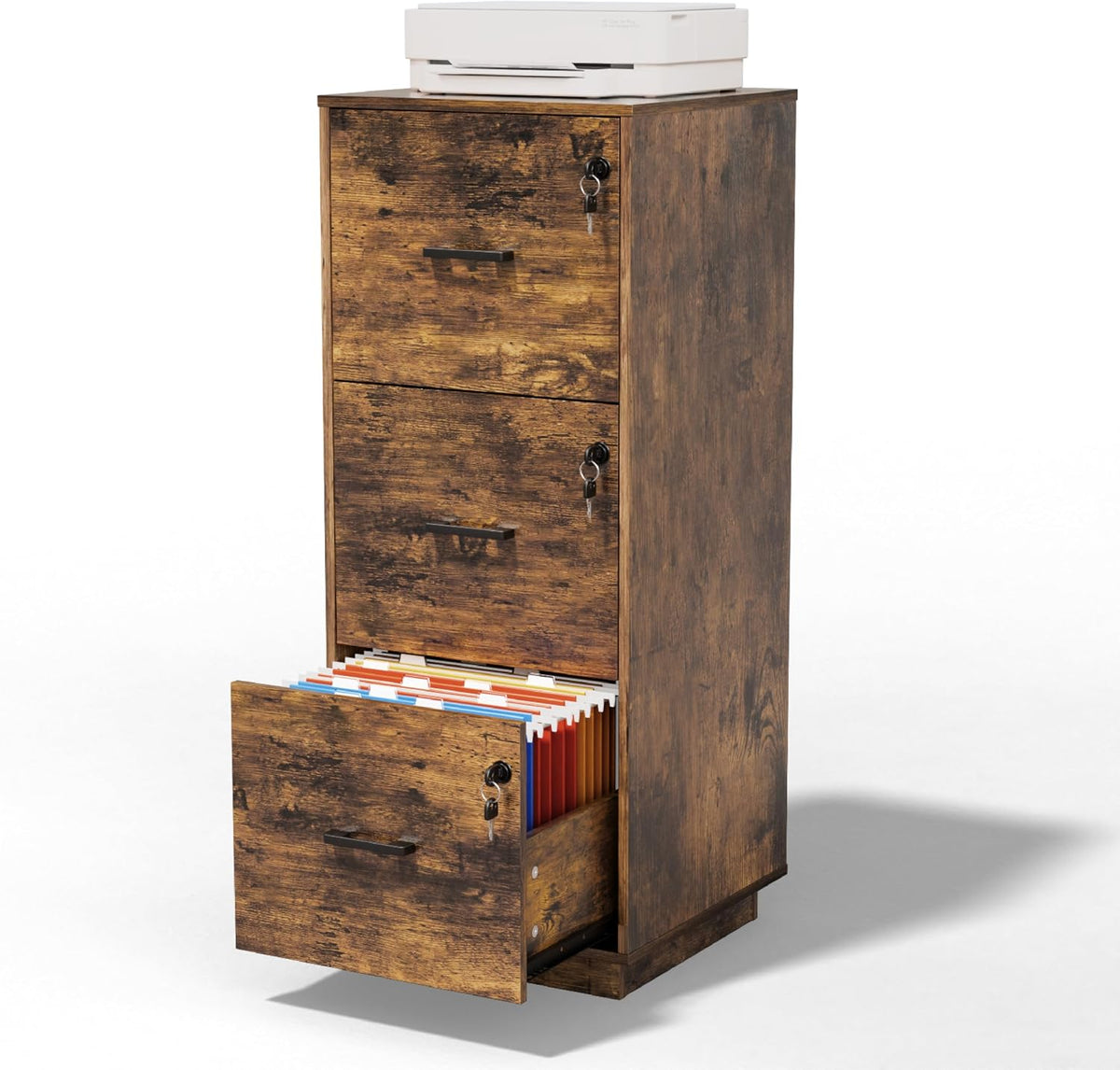 VINGLI 3 Drawer File Cabinet