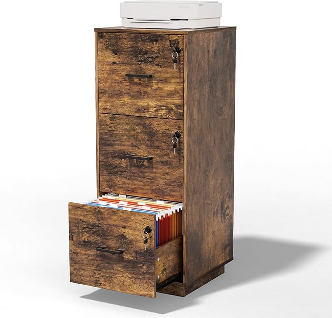 VINGLI 3 Drawer File Cabinet by VINGLI