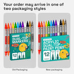 ARTISTRO 12 Acrylic Paint Markers - Image 9