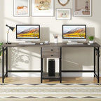 Tribesigns 79 Inch Extra Long Desk, Two Person Desk - Image 7