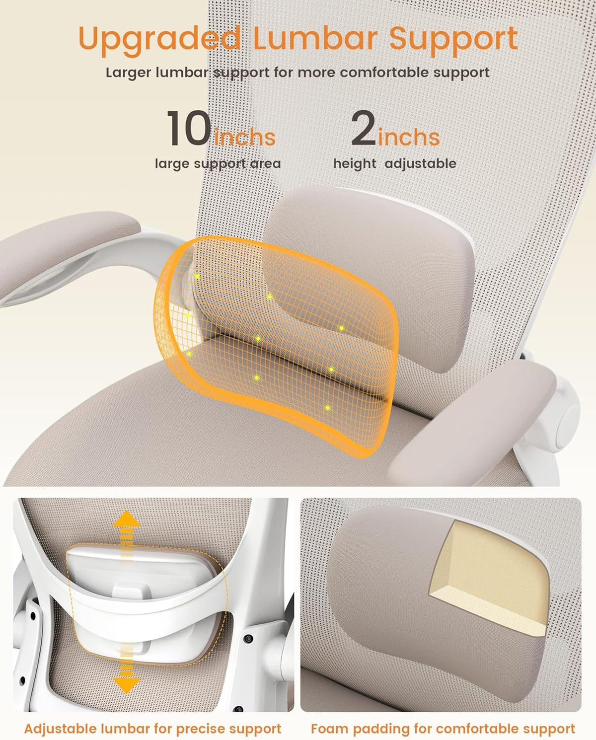 muxx.stil office chair, ergonomic desk chair with adjustable, side view