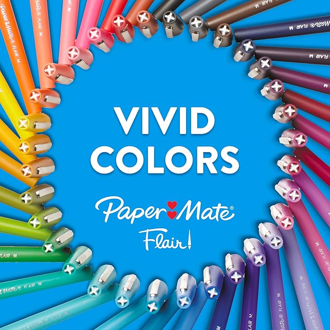 Paper Mate Flair Felt Tip Pens Ultimate Pack, Features 5 Different Types of Pens - Image 8