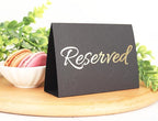 20 Pack Black Reserved Table Sign - Image 7