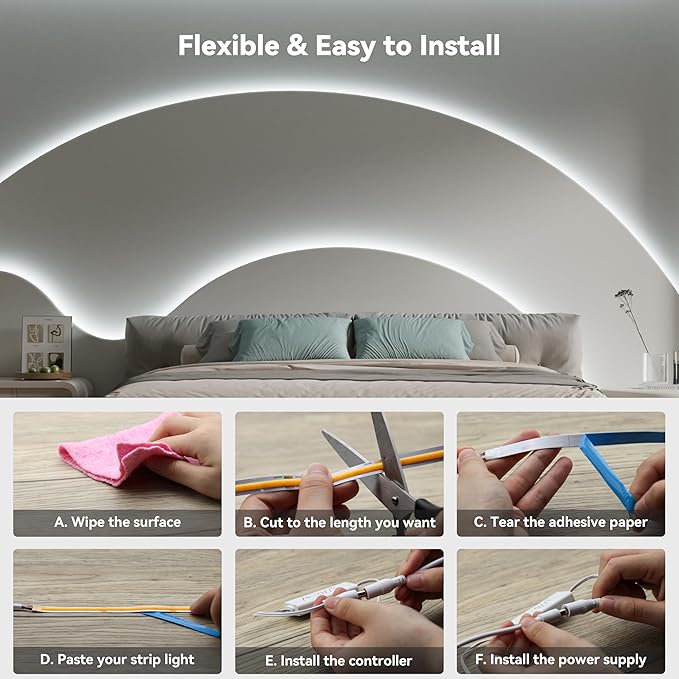 PAUTIX COB LED Strip Light, Strip Lights - Image 6