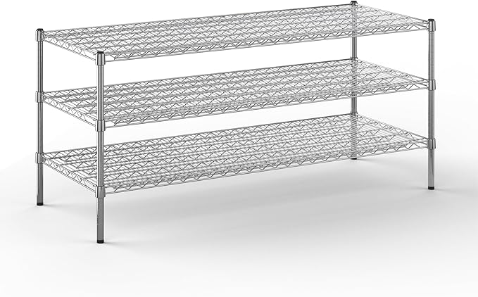 Regal Altair 24" Deep x 60" Wide x 27" Height Wire Shelving Kit | 3-Tier | NSF by Regal+Altair