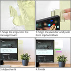 Keenjorika 2PCS Multifunctional Monitor Documents Holder, Desktop Message Board - Image 6