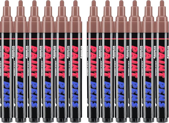 Craiiby Brown Paint Pens Paint Markers by Craiiby