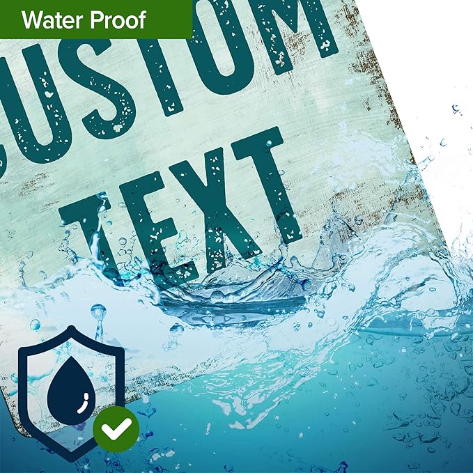 Custom Sign, Custom Street Sign, 11 Font Colors, 13 Font Styles, 4 Hole Options - Image 7