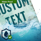 Custom Sign, Custom Street Sign, 11 Font Colors, 13 Font Styles, 4 Hole Options - Image 7