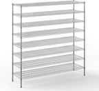Regal Altair 21" Deep x 72" Wide x 74" Height Wire Shelving Kit | 8-Tier | NSF by Regal+Altair