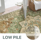 GENIMO 2x5 Runner Rugs for Hallway, Machine Washable Non Slip Vintage Rugs - Image 4