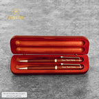 FANSTIK Customized Cherrywood Double Ballpoint Pen Set - Image 3