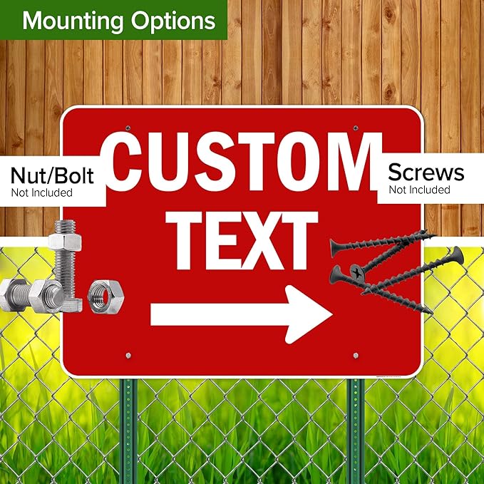 Custom Arrow, Custom Directional Sign, Right Arrow, 36x48 Inches, Rust Free - Image 5