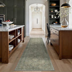 GENIMO Runner Rug 2x12 Non Slip Machine Washable Hallway Runner Rug, Low Pile - Image 3
