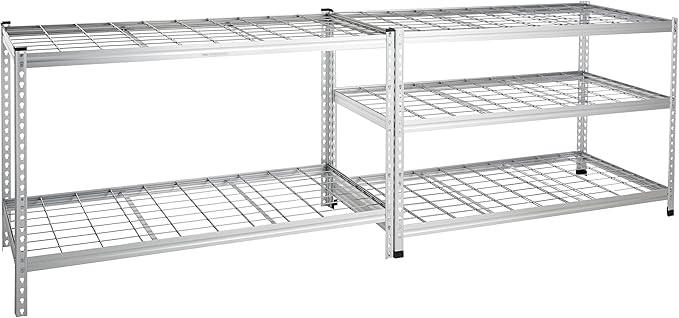 Amazon Basics 5 Shelf, High-Grade Aluminum, Adjustable, Shelving Unit - Image 3