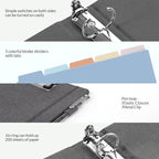 SKYDUE Clipboard Binder with Dividers, 1 Inch 3 Ring Binder with Clipboard on - Image 5