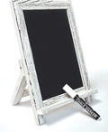 Better Office Products Framed Tabletop Chalkboard Sign, 9.5" x 14", Rustic Wood by BetterOfficeProducts