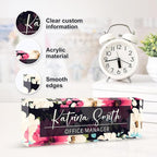 Personalized Name Plate for Desk, Custom Desk Name Plate, Acrylic Name Plate - Image 5