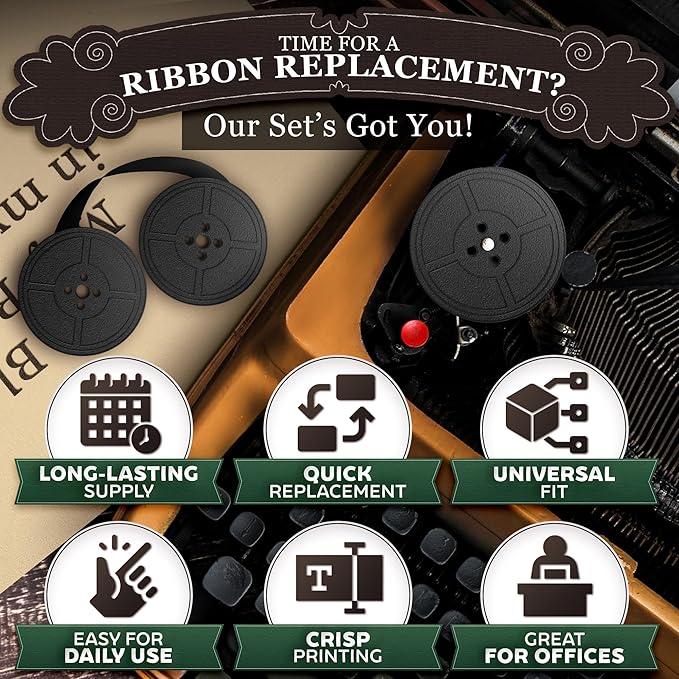 4 Pairs Typewriter Ribbon - Image 4