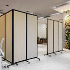 Upgrade Version Room Partition and Divider, Freestanding Rolling Dividers - Image 5