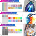 Taotree 81 Pack Art Supplies for Adults Artists Gifts, Pro Art Kit Drawing - Image 4