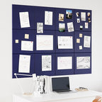 Neatsure Large Cork Board for Wall, 12 Panels Felt Tiles Tack Push Pin Board - Image 2