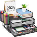 Marbrasse 3 Tier Mesh Desk Organizer by Marbrasse