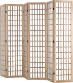 VEVOR Room Divider, 6 Panel Japanese Room Divider, Wood Folding Privacy Screen - Image 10