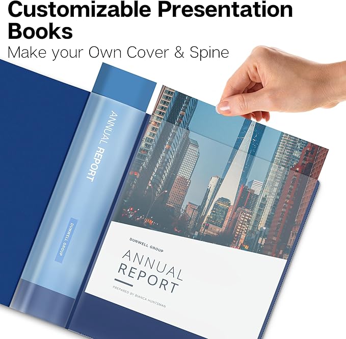 Dunwell Presentation Binder 60-Pocket, Displays 120 Pages, 8.5x11 Portfolio - Image 2
