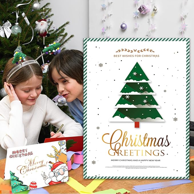 50 Sheets White Cardstock 8.5 x 11 Certificate Paper, Goefun White Card Stock - Image 7