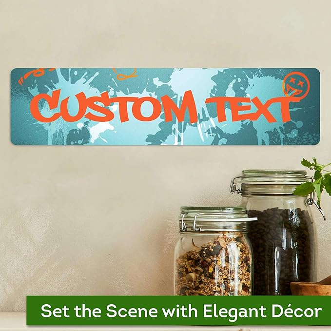 Custom Sign, Custom Street Sign, 11 Font Colors, 13 Font Styles, 4 Hole Options - Image 4