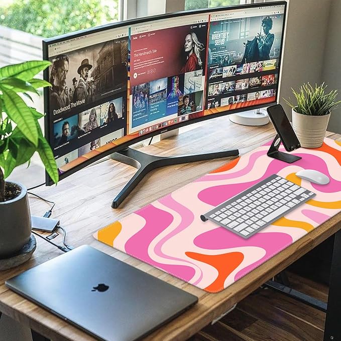 iCasso Large Mouse Pad, Desk Mat Gaming Mousepad - Image 6