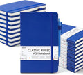 feela College Ruled Notebooks, 18 Pack Business Notebook Bulk Hardcover Lined