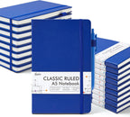 feela College Ruled Notebooks, 18 Pack Business Notebook Bulk Hardcover Lined