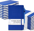 feela College Ruled Notebooks, 18 Pack Business Notebook Bulk Hardcover Lined by feela