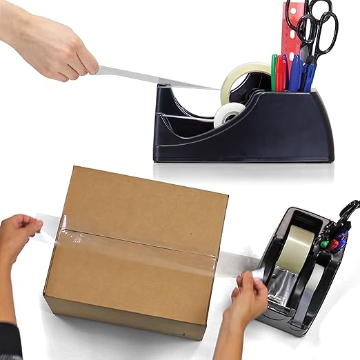 Officemate Heavy Duty Weighted 2-in-1 Tape Dispenser - Image 5
