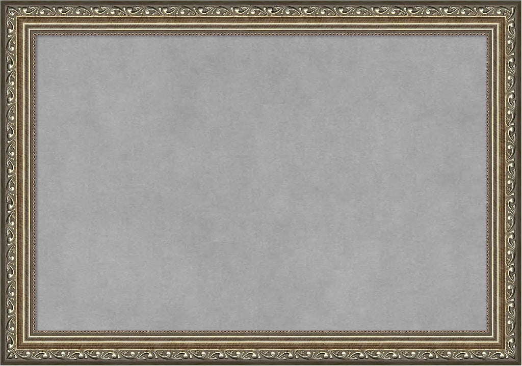 Amanti Art Silver Framed Magnetic Board 14x20 Small Vision Board
