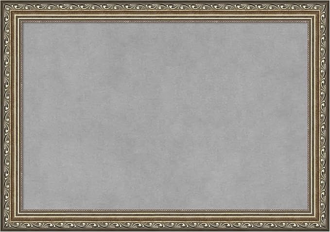 Amanti Art Silver Framed Magnetic Board 14x20 Small Vision Board by AmantiArt