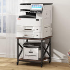 Fannova Large Printer Stand, 23.6 x 23.6 x 22.6 Inches Square Printer Table by Fannova
