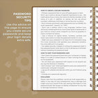 Clever Fox Password Book Spiral – Internet Address & Password Organizer - Image 5