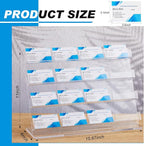 Dunzoom Business Card Holder for Desk 16 Slots Clear Gift Card Display Acrylic - Image 2
