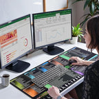 iCasso Excel Cheat Sheet Desk Pad, Excel Mouse Pad Shortcuts, Excell Short Cut - Image 7