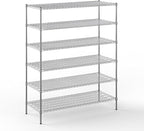 Regal Altair 24" Deep x 60" Wide x 74" Height Wire Shelving Kit | 6-Tier | NSF by Regal+Altair