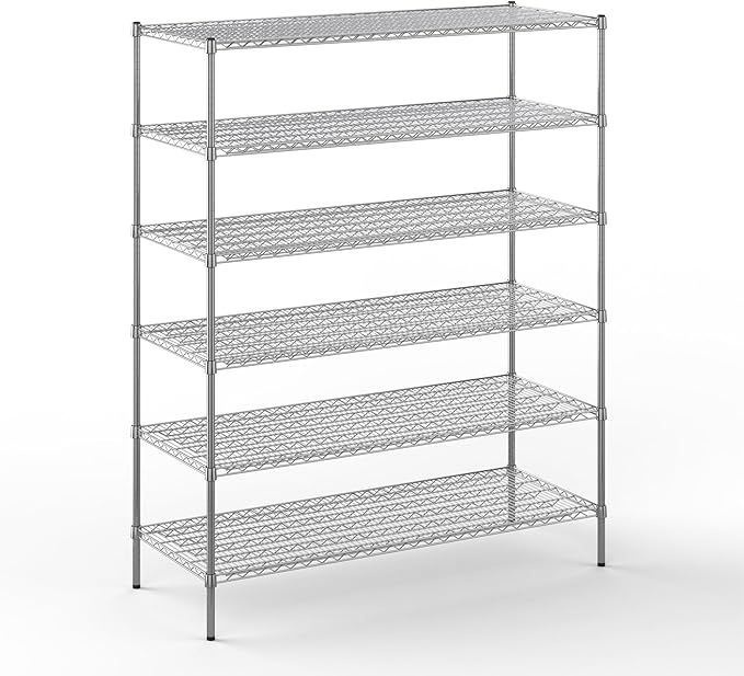 Regal Altair 24" Deep x 60" Wide x 74" Height Wire Shelving Kit | 6-Tier | NSF by Regal+Altair